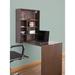 Latitude Run® Sharo Desk w/ Hutch Wood in Brown | 30.75 H x 23.5 W x 34.25 D in | Wayfair 4F255290DEF04C0E95975C9C103560EB