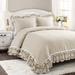 One Allium Way® Esai Microfiber Comforter Set Microfiber in White | Full/Queen Comforter + 2 Standard Shams | Wayfair