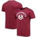 Men's Homefield Heathered Maroon UMass Minutemen Vintage UM Logo T-Shirt