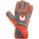 UHLSPORT Equipment - Torwarthandschuhe Soft HN Comp TW-Handschuh, Größe 8 in dark grau/fluo rot/weiß