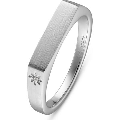 QOOQI Damenring 925er Silber Ringe