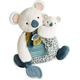 DOUDOU ET COMPAGNIE-YOCA Koala Kollektion- Koala Plusch mit baby und Beissring-25cm-DC3669