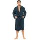 Sockstack Men's Towelling Robe 100% Cotton Dressing Gown Robes, M L XL, Gift R566 (L/XL, Green)