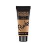 Rude Cosmetics - DOUBLE TROUBLE Foundation + Concealer Fondotinta 30 ml Marrone chiaro unisex