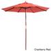 Lauren & Company Premium 9-foot Round Wood Patio Umbrella