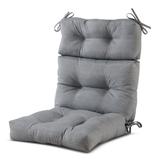 22-inch x 44-inch Polyester Outdoor High Back Chair Cushion
