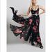 Free People Dresses | Free People Winter Garden Maxi | Color: Black/Pink | Size: 2