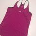 Adidas Tops | Adidas Fuschia Pink And Gray Athletic Top, Sz Med | Color: Gray/Pink | Size: M