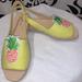 Lilly Pulitzer Shoes | Lilly Pulitzer Liz Slingback Espadrilles Size 8.5 | Color: Yellow | Size: 8.5