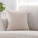 Mercer41 Liyanna Solid Color Velvet Decorative Throw Pillow Cover Velvet in White | 18 H x 18 W x 1 D in | Wayfair B8B5E9EA524E4DE0B4EAF7303523EBEB