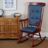 Charlton Home® Rocking Chair Outdoor Cushion Set Polyester in Blue | 2 H x 20 W in | Wayfair E7BA3013648C46D9974CD5B980E6D8D0