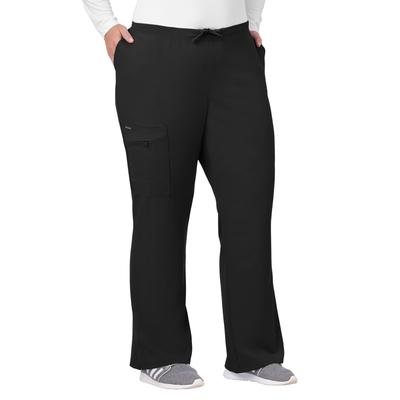 Plus Size Women's Jockey Scrubs Women's Favorite Fit Pant by Jockey Encompass Scrubs in Black (Size L(14-16))