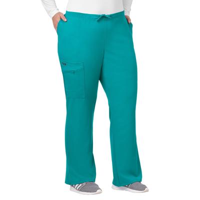 Plus Size Women's Jockey Scrubs Women's Favorite Fit Pant by Jockey Encompass Scrubs in Teal (Size XL(18-20))