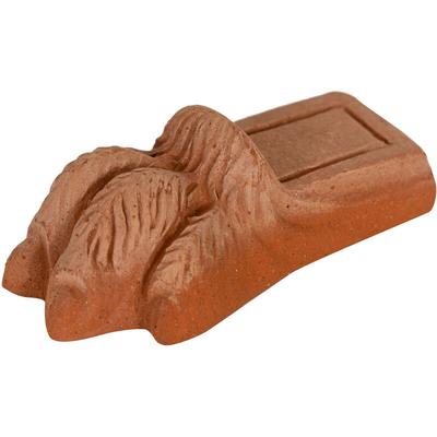 Set mit 12 „LION'S PAW“-Füßen für Pflanzen im Freien. Terrakotta-Untertasse. Untertöpfe für Image