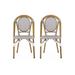 Remi Outdoor French Bistro Chairs (Set of 2) by Christopher Knight Home