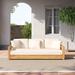 SAFAVIEH Couture Montford 3-seat Outdoor Sofa - 77 IN W x 36 IN D x 27 IN H