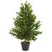 35" Olive Cone Topiary Artificial Tree UV Resistant (Indoor/Outdoor)