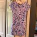 Lilly Pulitzer Dresses | Lilly Pulitzer Dress Short Sleeve Cotton. Xs | Color: Blue/Purple | Size: Xs