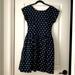 Anthropologie Dresses | Anthropologie Retro Polka Dot Dress | Color: Blue/Cream | Size: 4