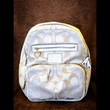 Coach Bags | Accepting Offerauthentic Coach Backpack Purse! | Color: Cream/Tan | Size: Small Cute Backpack