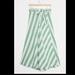 Anthropologie Skirts | Anthropologie Maeve Franconia Striped Maxi Skirt 4 | Color: Green/White | Size: 4