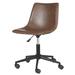 Office Chair Program Brown Home Office Swivel Desk Chair