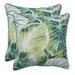 Bayou Breeze Kidsgrove Outdoor Square Pillow Cover & Insert Polyester/Polyfill blend | 16.5 H x 16.5 W x 5 D in | Wayfair