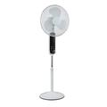 Northern Luxe 16" Pedestal Oscillating Round Base Standing Electric Fan, Remote Control & Without Remote, 3 Speed Time Adjustable Height (Remote Control)