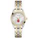 Women's Bulova Silver/Gold NC State Wolfpack Classic Two-Tone Round Watch