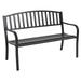 50" Patio Garden Bench Park Yard Outdoor Furniture - 50.0" x 23.6" x 34.2"(L x W x H)