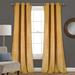 Mercer41 Belknap Velvet Solid Room Darkening Thermal Curtain Panels Velvet in Yellow/Brown | 84 H in | Wayfair 7BEC23FE0F4B41EF8D3D494BB0484559