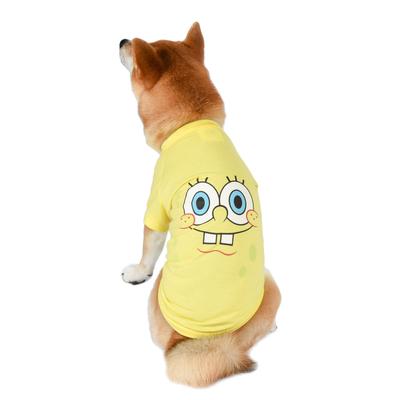 Fetch for Pets SpongeBob SquarePants Yellow Shirt and Bandana Combo for Dogs, Small