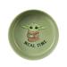 Star Wars The Mandalorian Baby Yoda Ceramic Dog Bowl, 3.5 Cups, Medium, Green