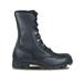 McRae Footwear All-Leather Vulcanized Combat Boot w/ Panama Outsole - Mens Black 10.5 6189-10.5