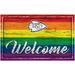Kansas City Chiefs 11'' x 19'' Welcome Pride Sign