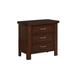 Coaster Furniture Barstow Pinot Noir 3-drawer Rectangular Nightstand