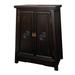 Handmade Merbu Wood 'Long Life' Oriental Cabinet (China) - 27.5" H x 21.5" W x 13" D