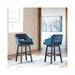 Nestor Swivel Stool Wood in Blue/Brown Laurel Foundry Modern Farmhouse® | 23.13 W in | Wayfair 539D4816401D42278D1D723DCFF574DE