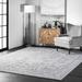 Gray 96 x 0.39 in Area Rug - Alcott Hill® Edwa Traditional Power Loom Performance Light Rug, Synthetic | 96 W x 0.39 D in | Wayfair