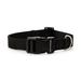 The Classic Black Webbed Nylon Dog Collar, X-Large/XX-Large