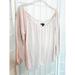 American Eagle Outfitters Tops | American Eagle Boho Flowy Top | Color: Cream/Pink | Size: Xs