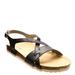 David Tate Genius - Womens 10 Black Sandal XW