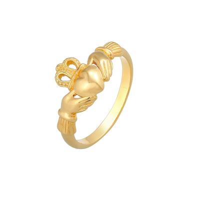 Elli Claddagh Herz Krone Königlich 925 Silber 52 Damen Image