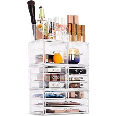 Sorbus Cosmetic Makeup and Jewelry Storage Case Holder - 4-Piece Set
