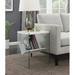 Wade Logan® Allegonda Sled End Table w/ Storage Wood in White | 23.75 H x 16.5 W x 15.75 D in | Wayfair 7DC85657A5234520BEBFAD700114AF07