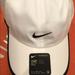 Nike Accessories | Nike Aerobill Featherlight Drifit White Tennis Cap | Color: Black/White | Size: Os