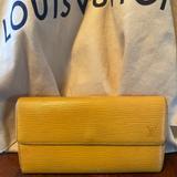 Louis Vuitton Bags | Louis Vuitton Epi Wallet | Color: Purple/Yellow | Size: Large