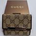Gucci Bags | Gucci Gg Supreme Logo French Flap Wallet | Color: Brown/Tan | Size: Os