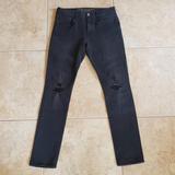 American Eagle Outfitters Jeans | Aeo Tall Black Extreme Flex Slim Jeans | Color: Black | Size: 34x36