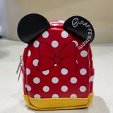 Disney Accessories | Disney Parks Minnie Mouse Backpack Coin Keychain | Color: Red/White | Size: Os